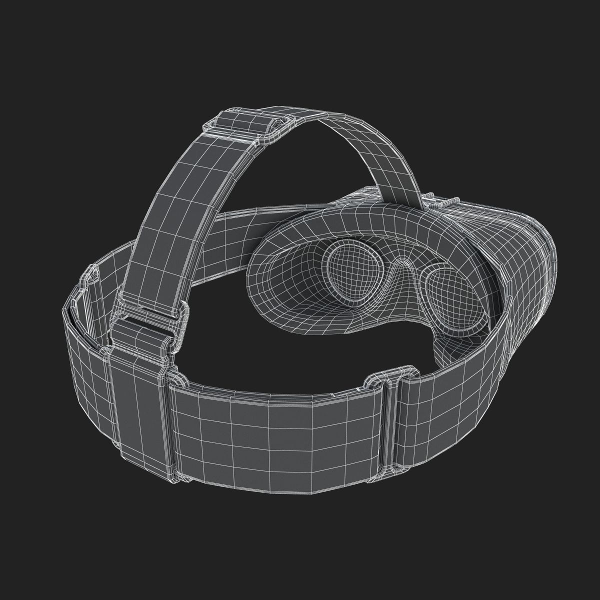 New Google Daydream View VR 2017 Headset 3D model_17