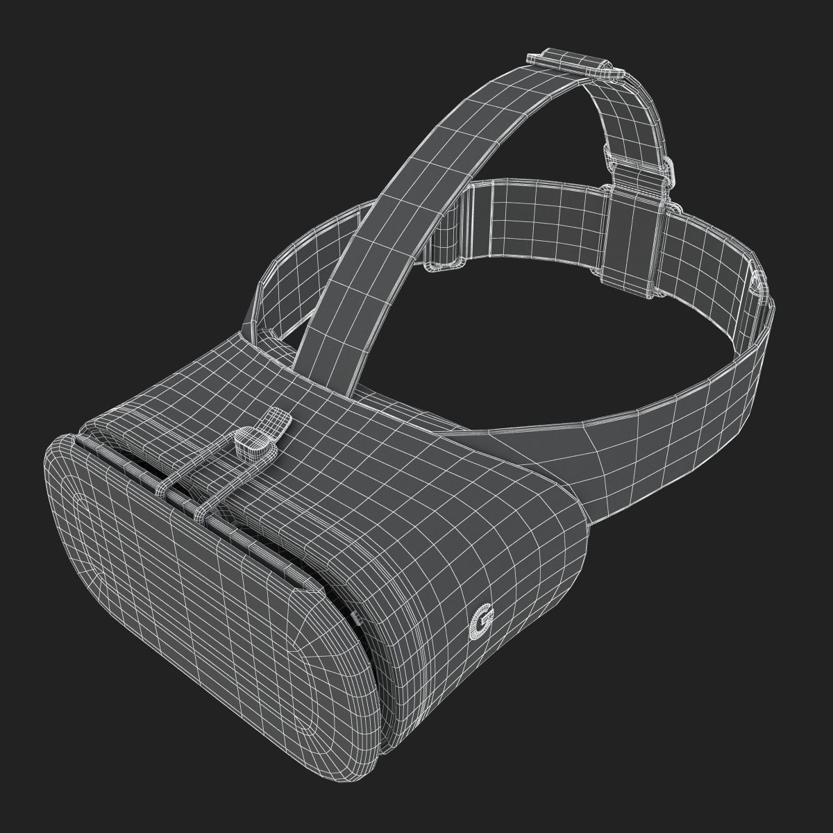 New Google Daydream View VR 2017 Headset 3D model_18