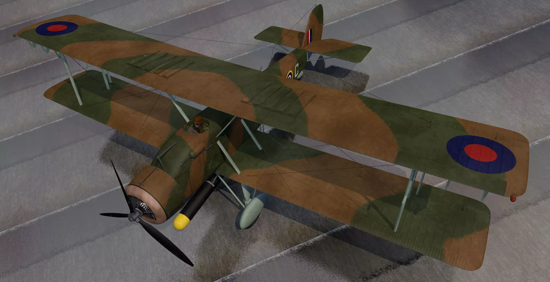 Vickers Wildebeest Mk-4 3D model_0