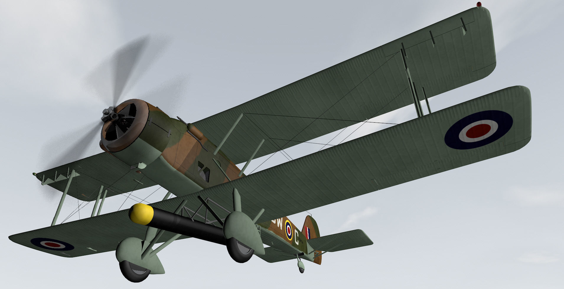 Vickers Wildebeest Mk-4 3D model_10
