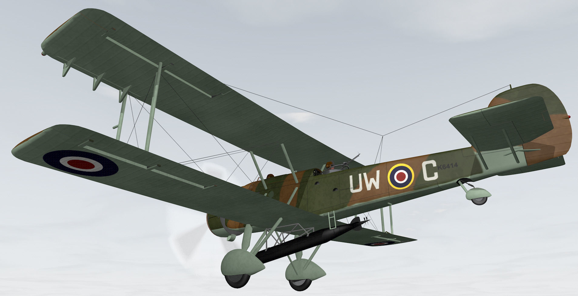 Vickers Wildebeest Mk-4 3D model_11