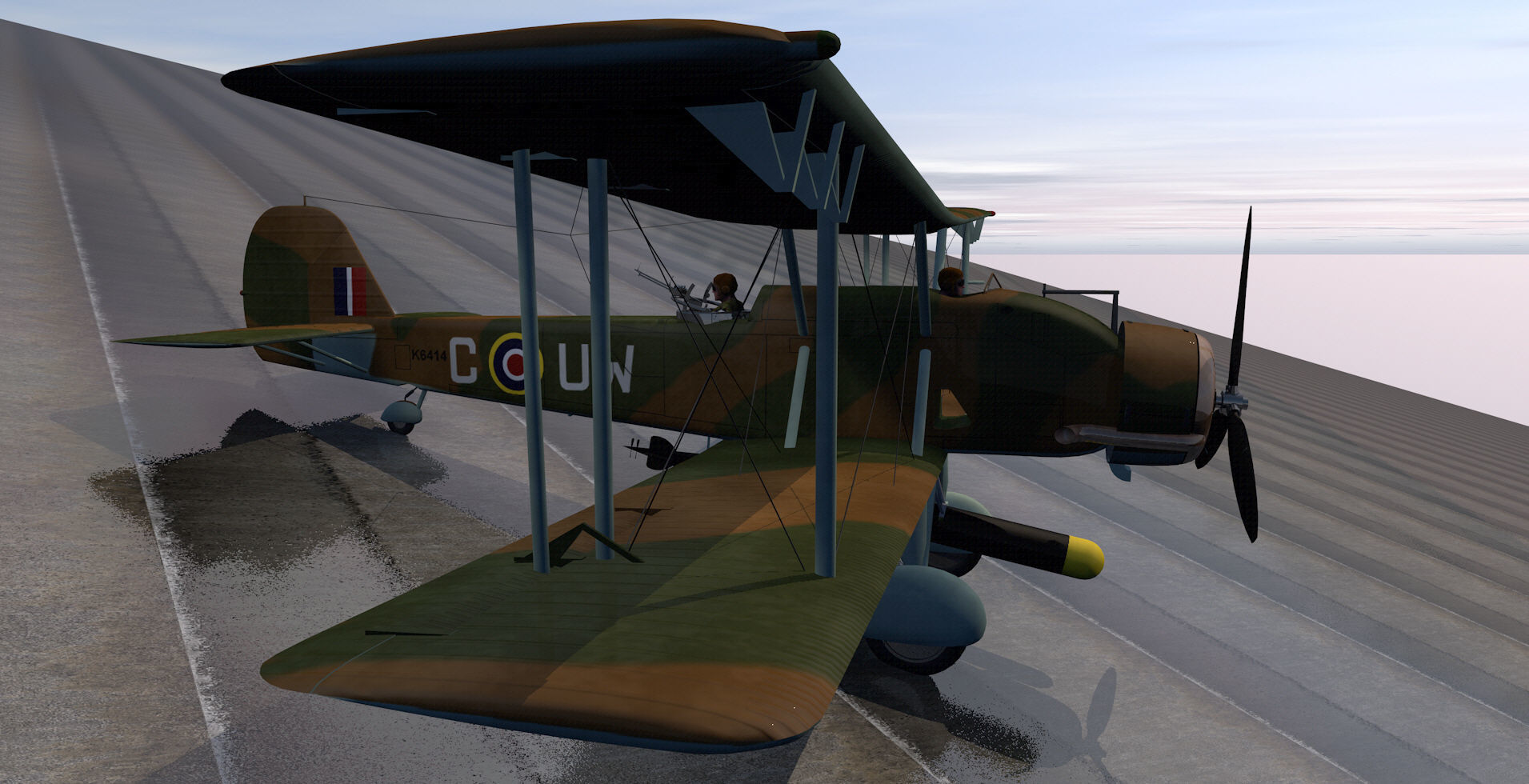 Vickers Wildebeest Mk-4 3D model_4