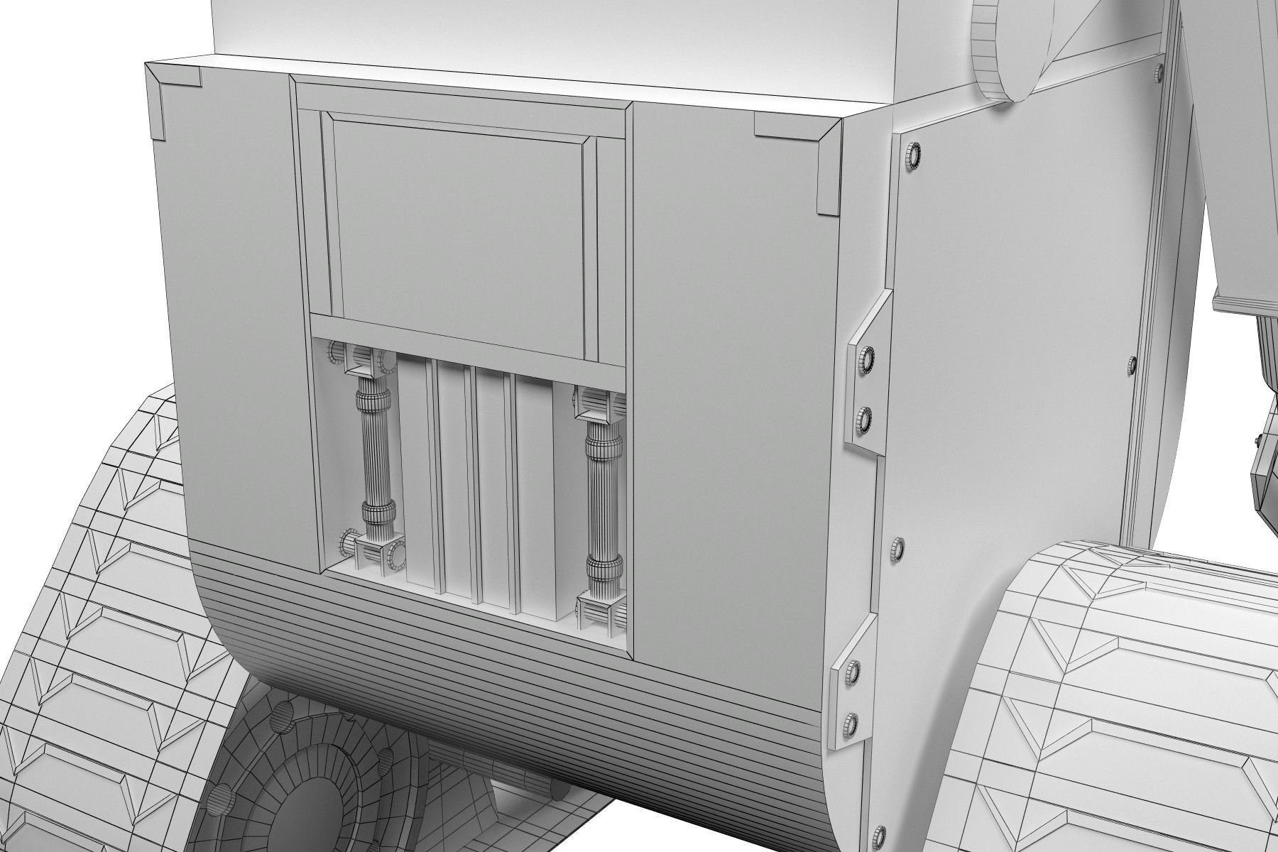 Robot Wall-e - old and new version 3D model_23