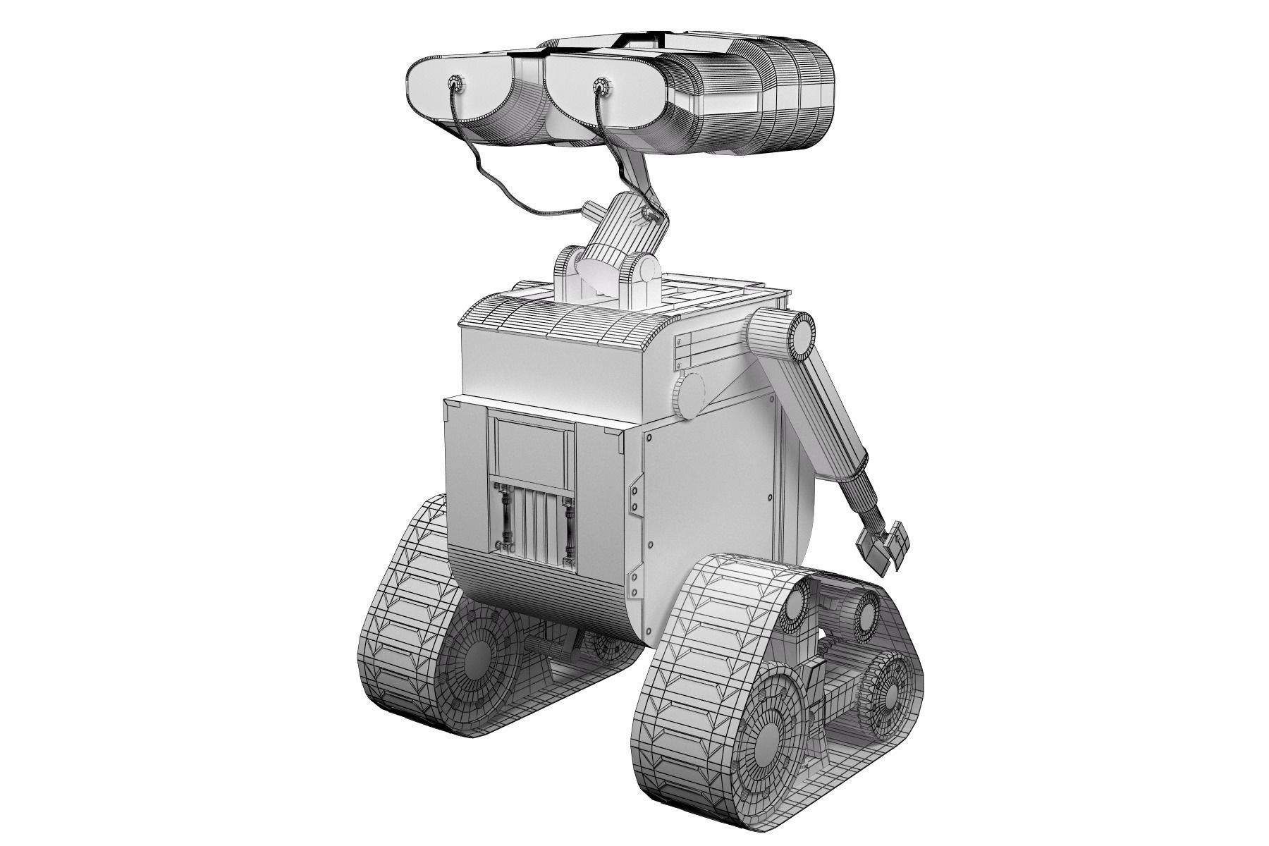 Robot Wall-e - old and new version 3D model_19