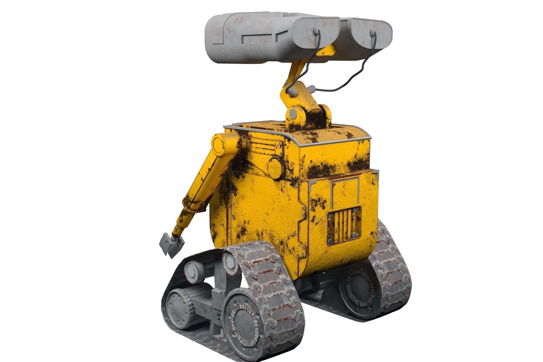 Robot Wall-e - old and new version 3D model_3