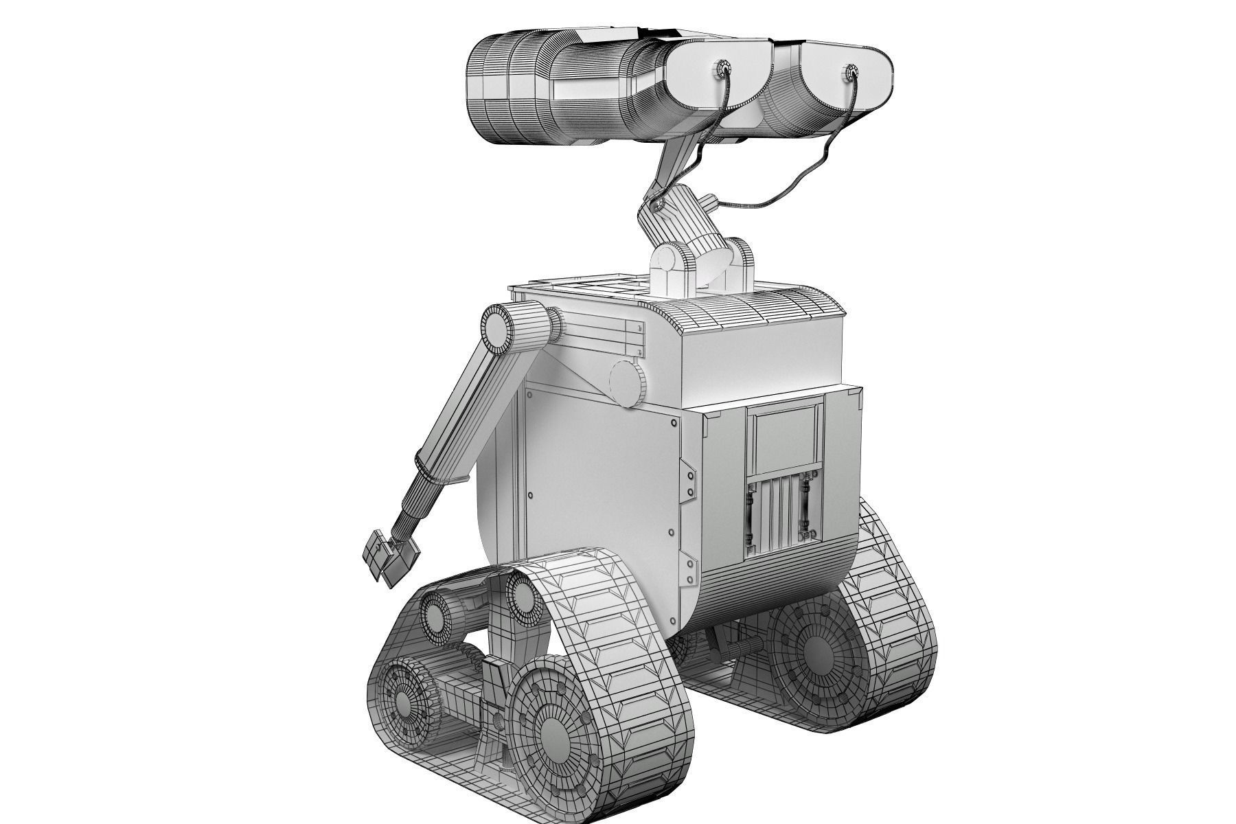 Robot Wall-e - old and new version 3D model_20