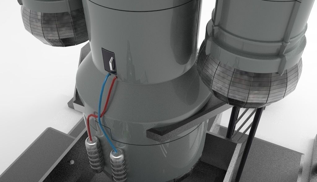 Rocket xs1 projectile 3D model_6