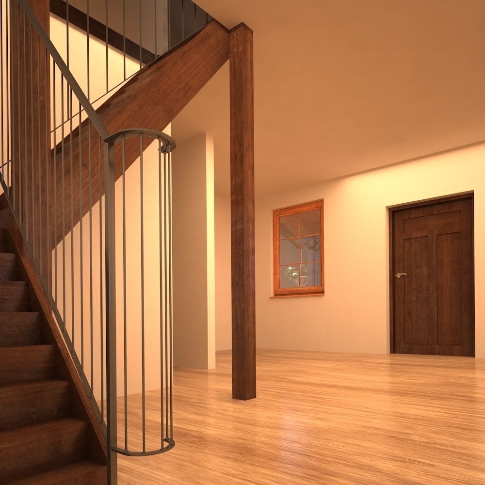 Summer House 3D model_5