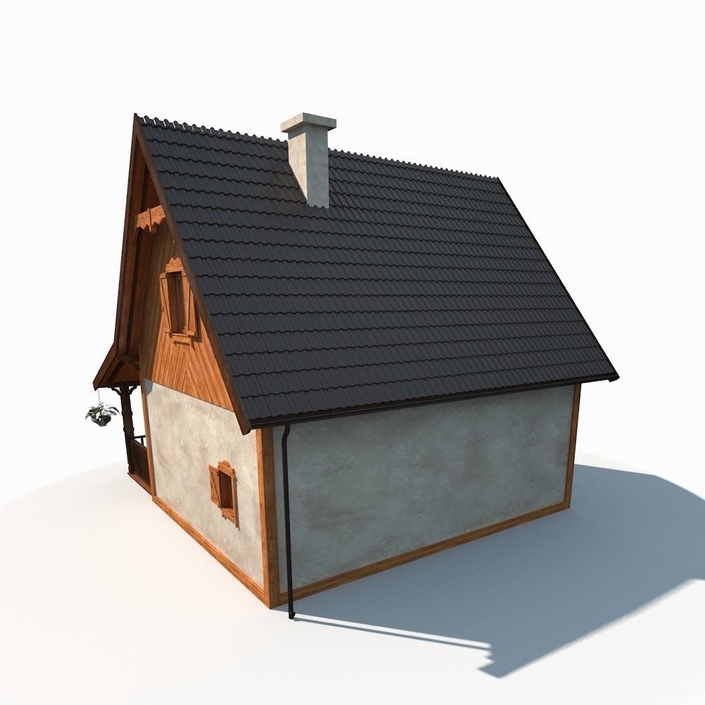 Summer House 3D model_3