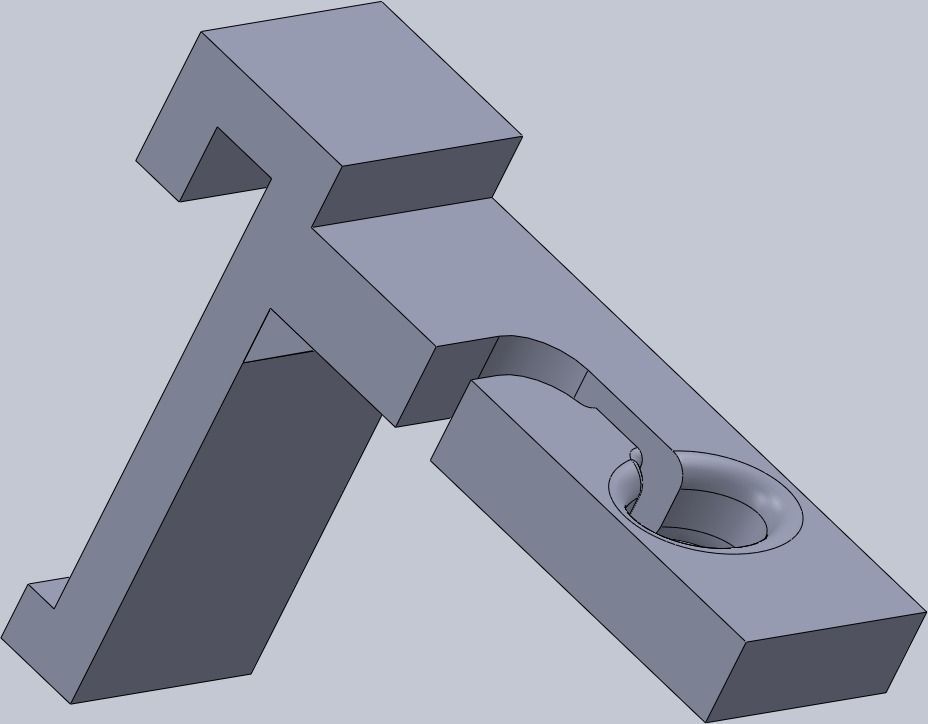 Filament Guide for Prusa i3 Free 3D print model_1