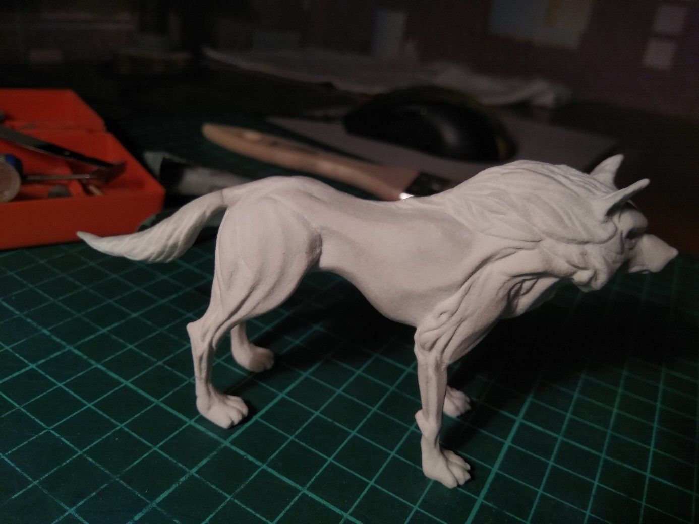 Wolf shaman 3D print model_17