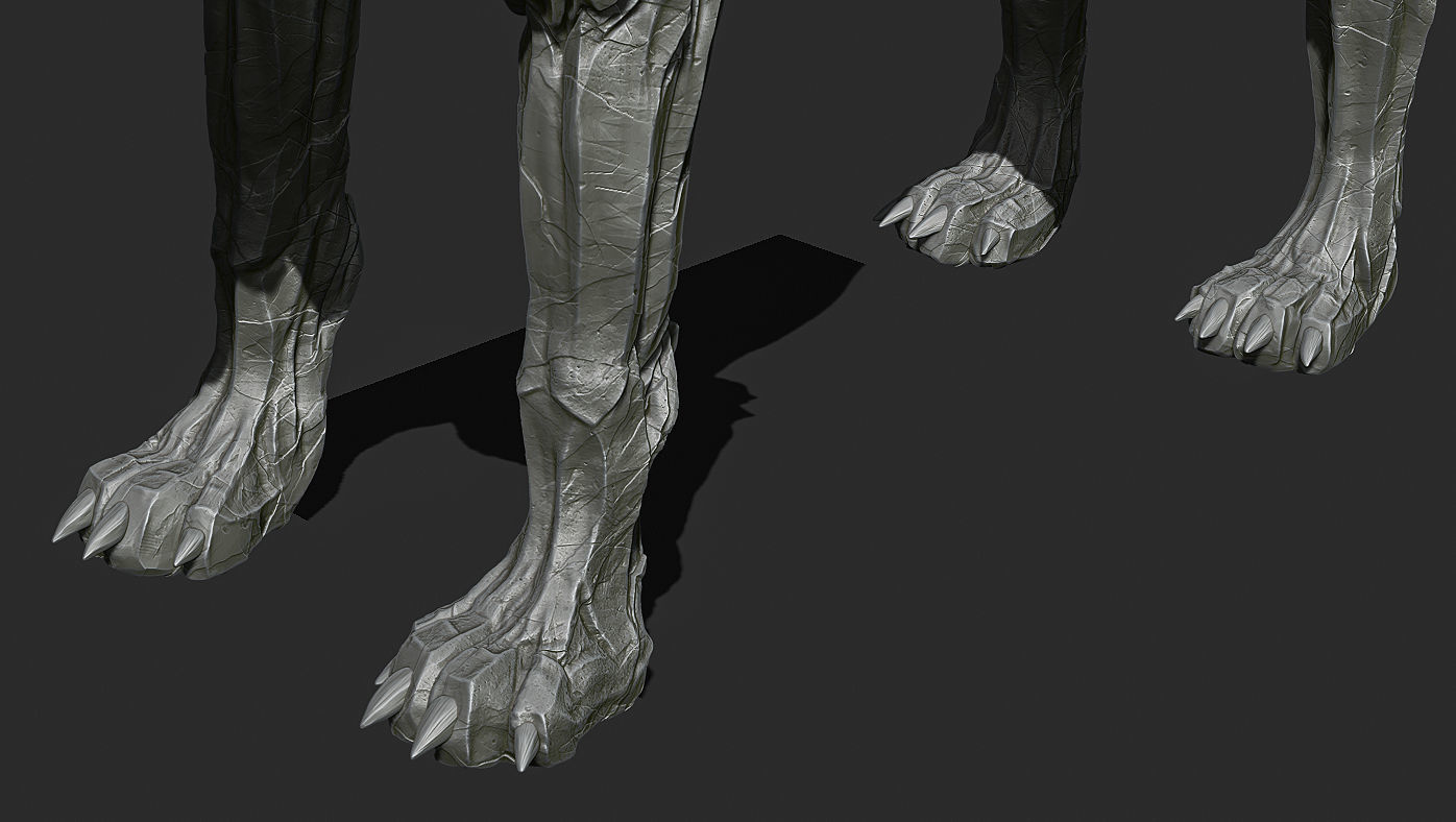 Wolf shaman 3D print model_13