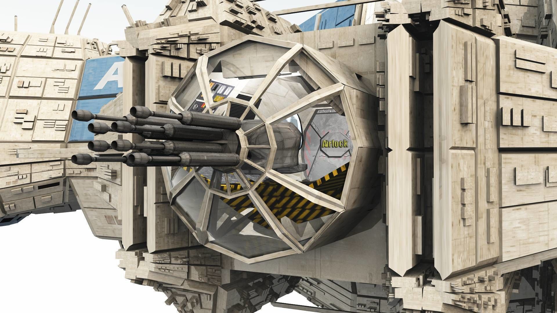 CDF Assault Frigate - Nexus 3D model_5