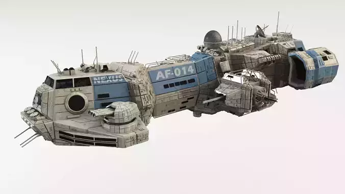 CDF Assault Frigate - Nexus 3D model