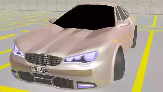 Lancia concept design 3D model