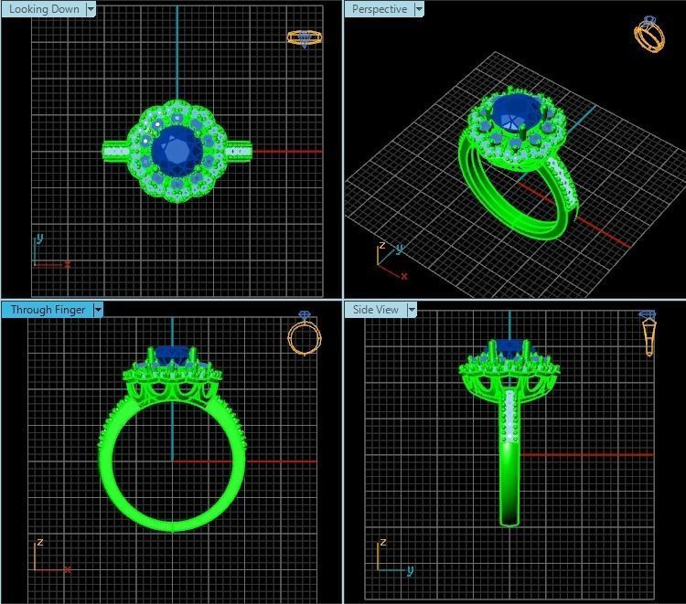 Ring T00251 3D print model_2