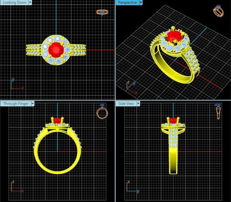 Ring T00252 3D print model_2