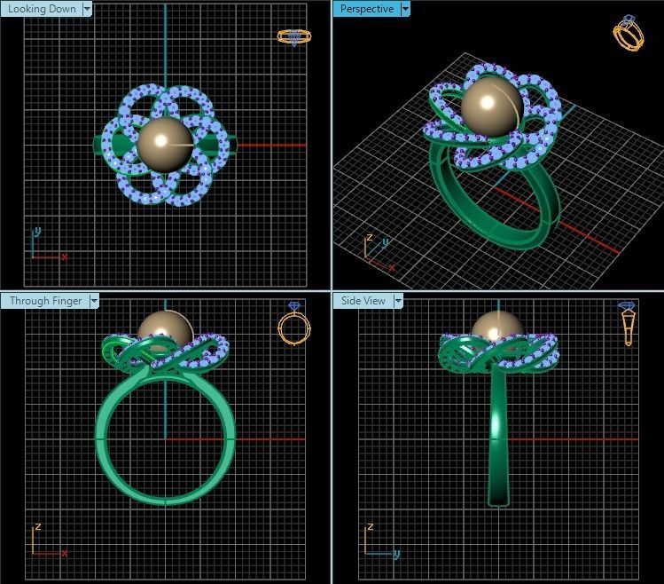 Ring T00255 3D print model_2
