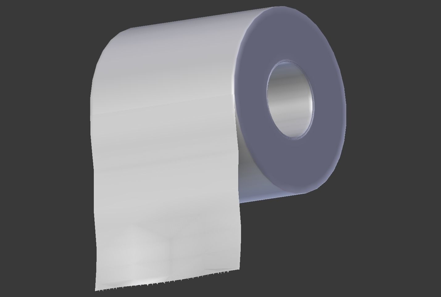 Toilet Paper 3D model_2