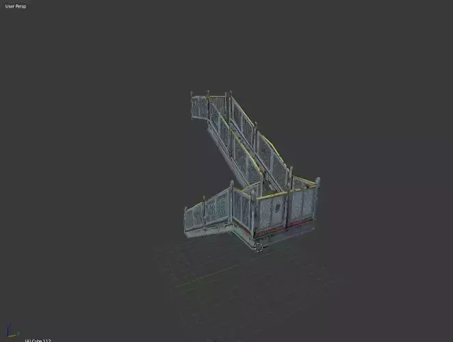 Rusty Metal Staircase