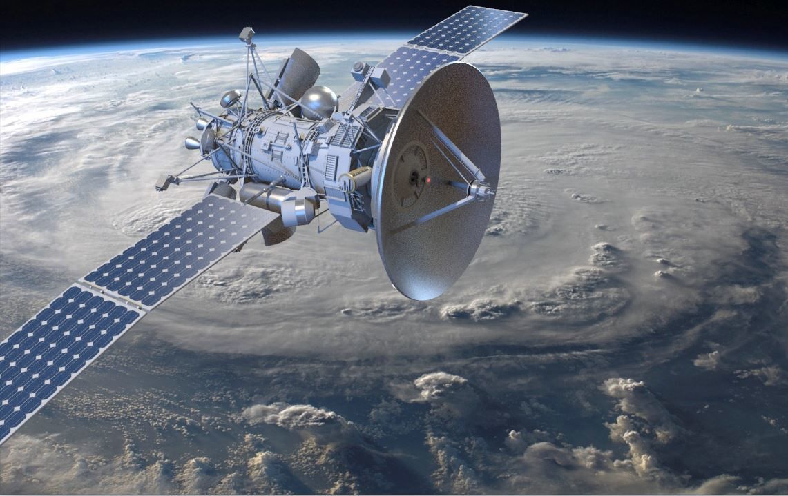 Orbiting Satelite 3D model_1