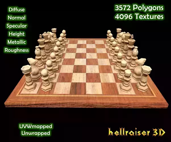 Chess - PBR - Textured