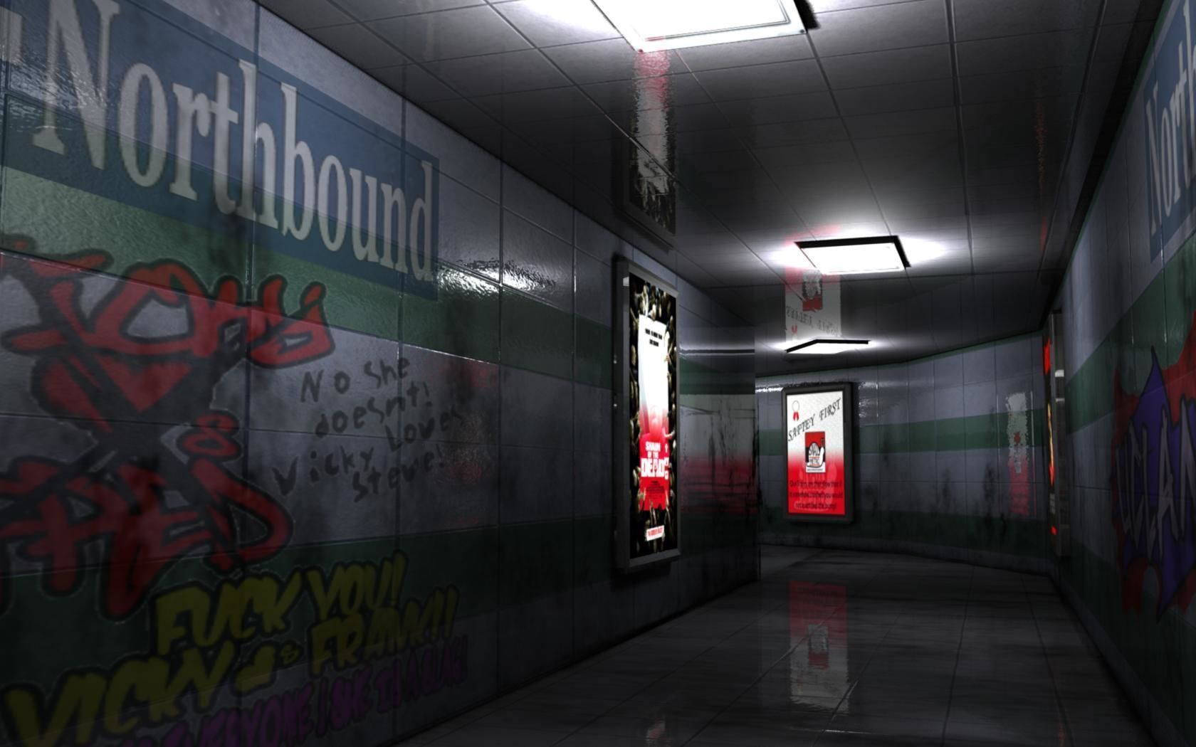 Snail Metro - Low Poly Metro Underground Station Low-poly 3D model_11