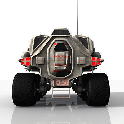 ATV - MR5 - Moon Buggy 3D model_2