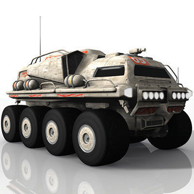 ATV - MR5 - Moon Buggy 3D model_10