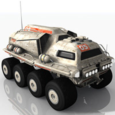 ATV - MR5 - Moon Buggy 3D model_4