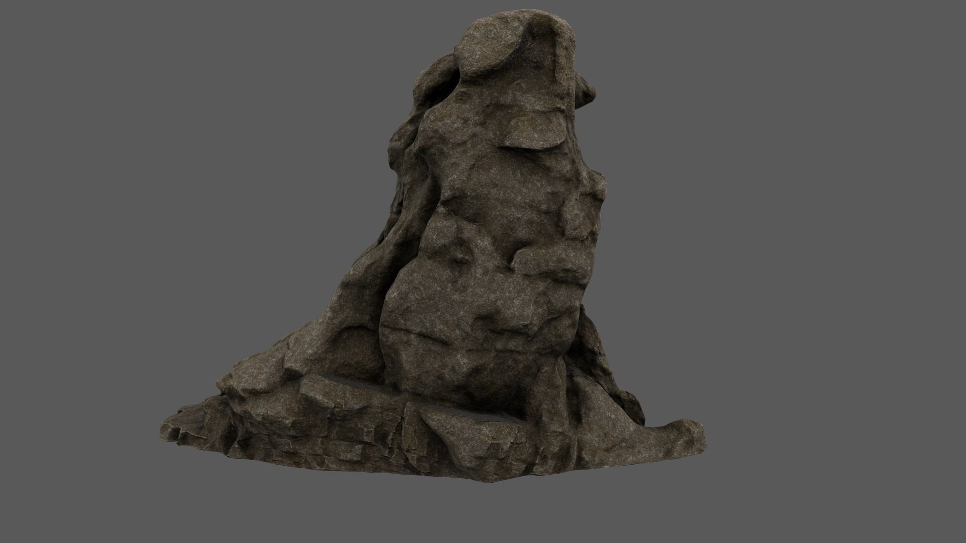 mountain 2 rock Low-poly 3D model_5