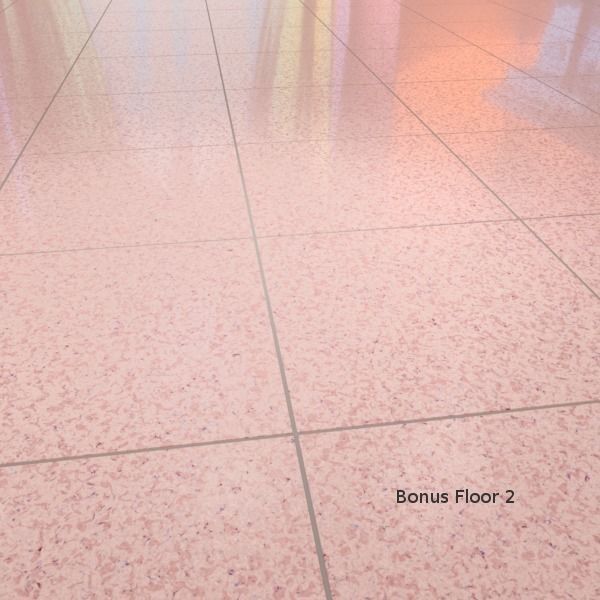 Floor with 5 procedural floor shaders 3D model_26