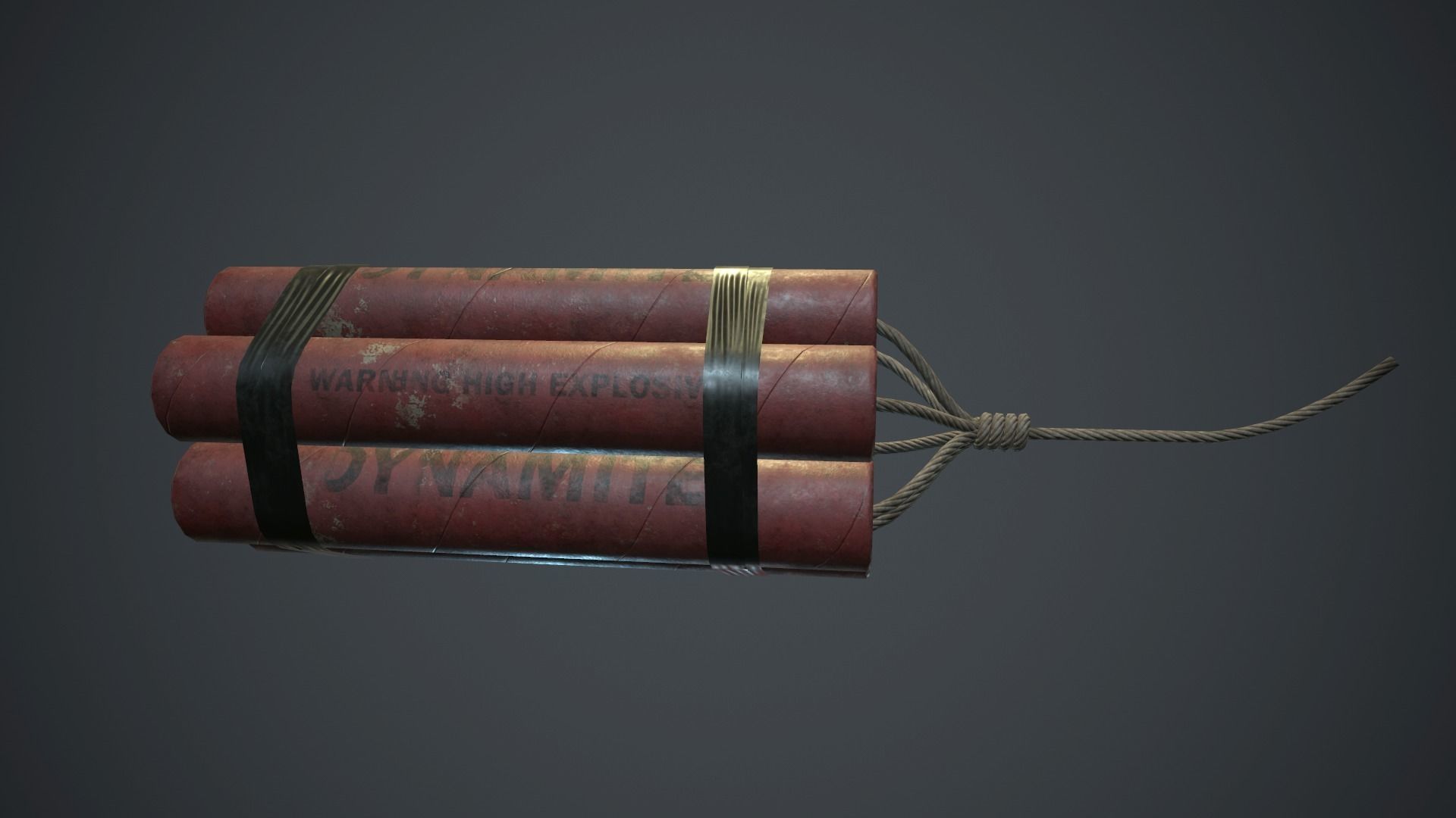 7 Dynamite Pack PBR Game Ready Low-poly 3D model_10