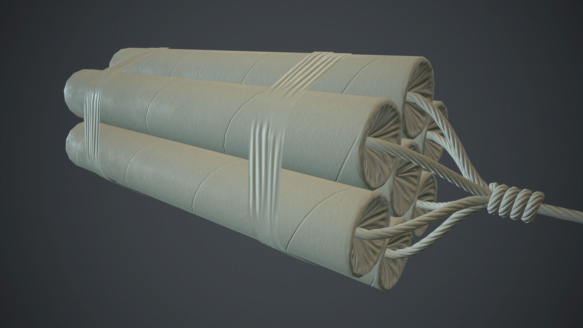 7 Dynamite Pack PBR Game Ready Low-poly 3D model_14