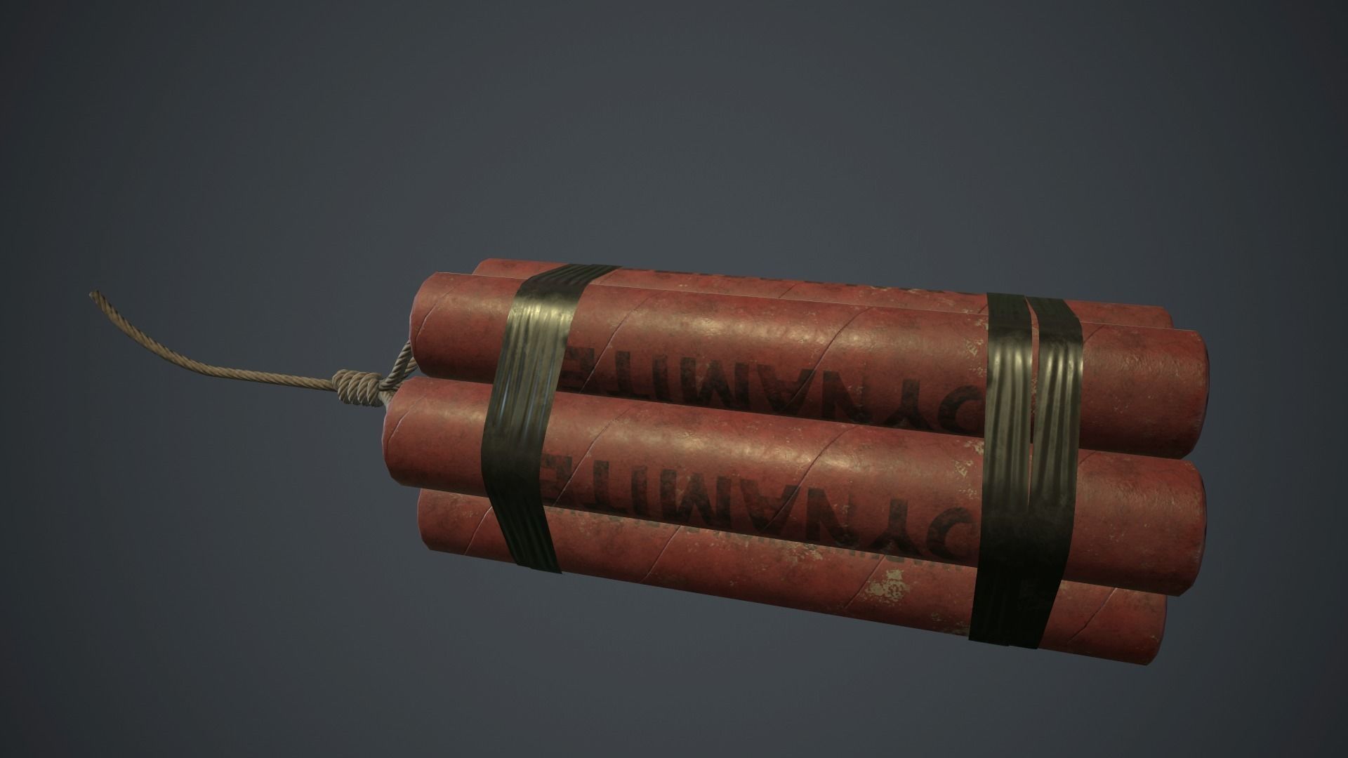 7 Dynamite Pack PBR Game Ready Low-poly 3D model_5