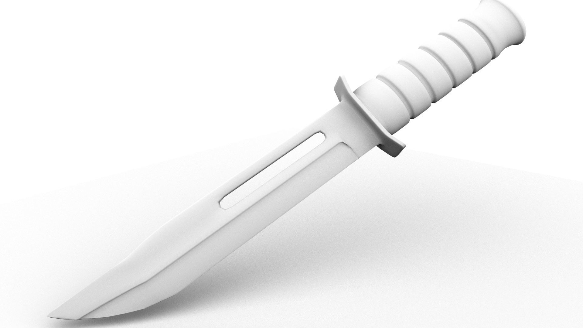 game weapon - knife Free 3D model_1