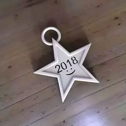 Star - New Year 2018 Decoration 3D print model