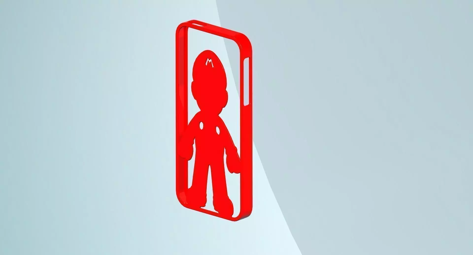 Mario Cover for IPhone 5 Free 3D print model