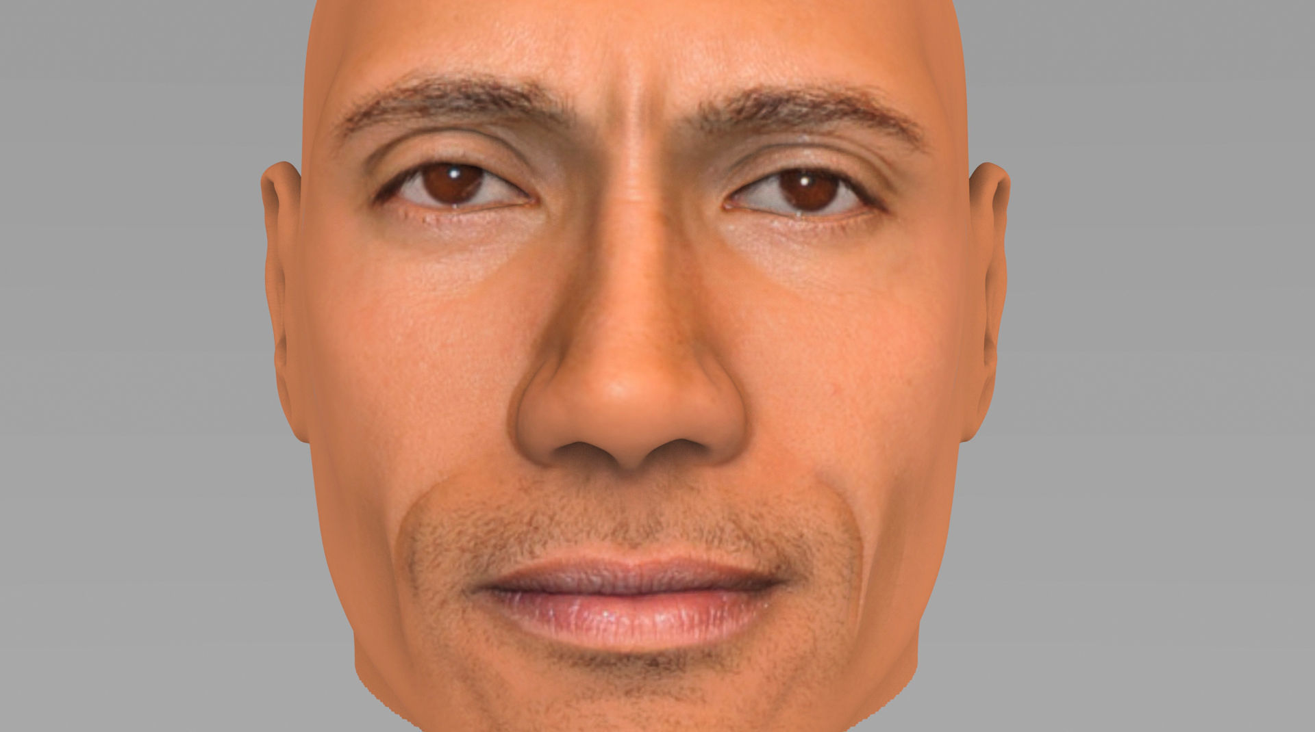 Dwayne The Rock Johnson 3D model_1