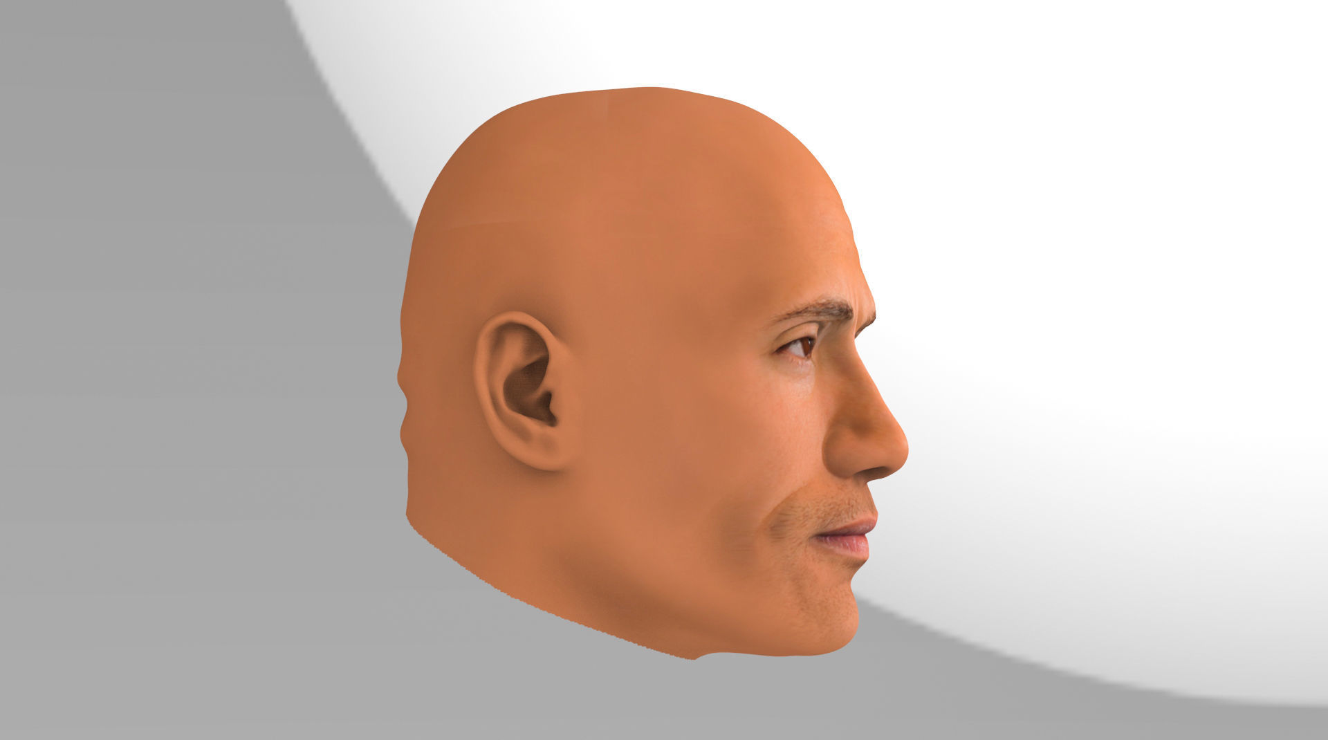 Dwayne The Rock Johnson 3D model_8