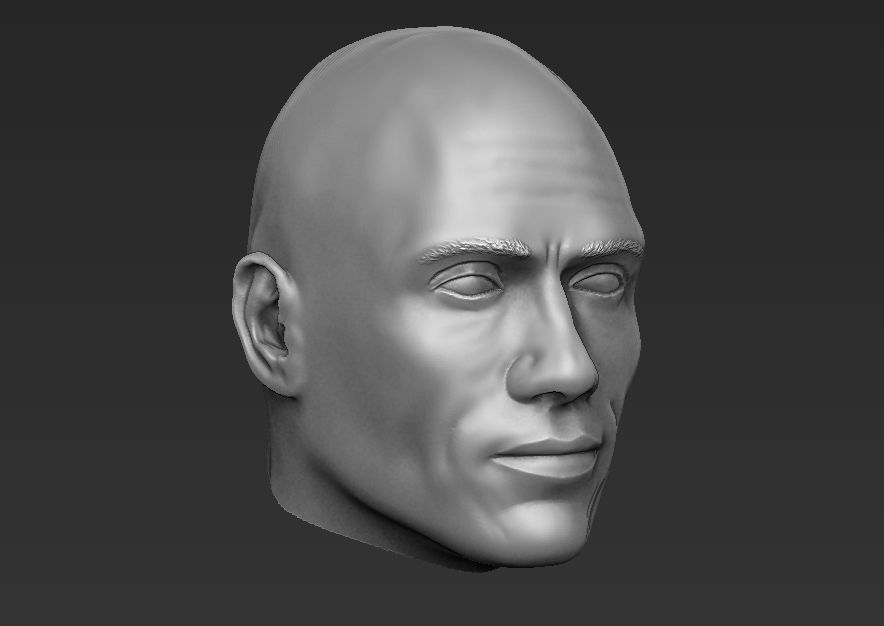 Dwayne The Rock Johnson 3D model_17