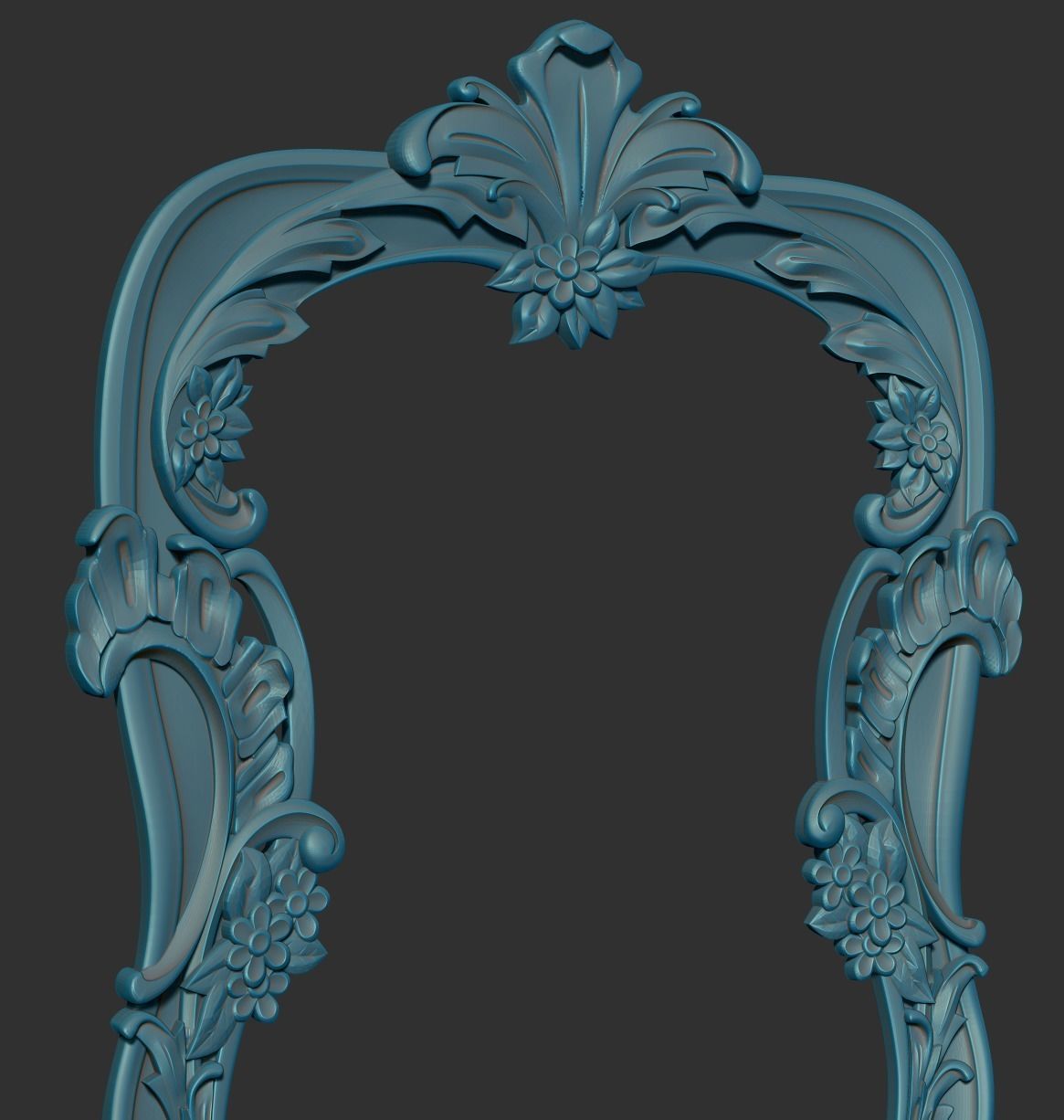 the frame for the mirror boroko 3D print model_1