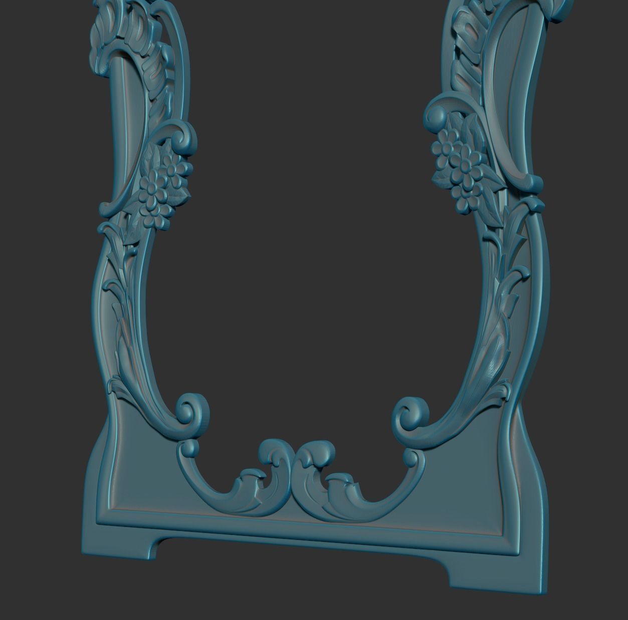 the frame for the mirror boroko 3D print model_2