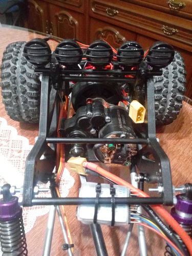 Rc crawler chassis  3D print model 4