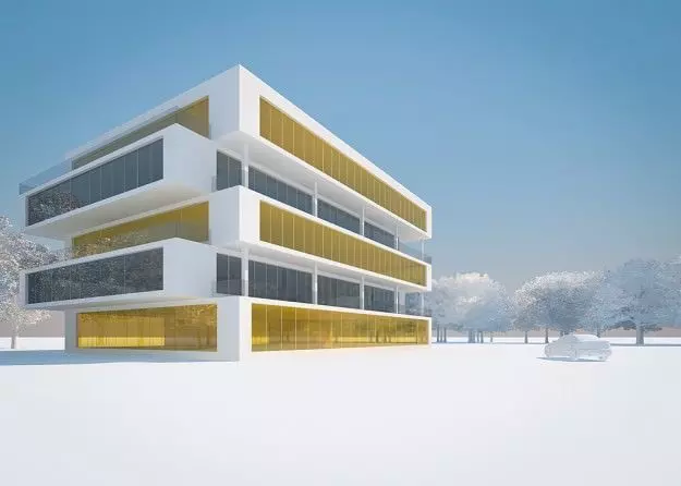 Architectural complex 3D model_0