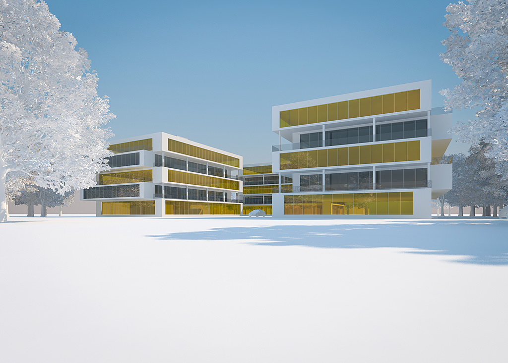 Architectural complex 3D model_2