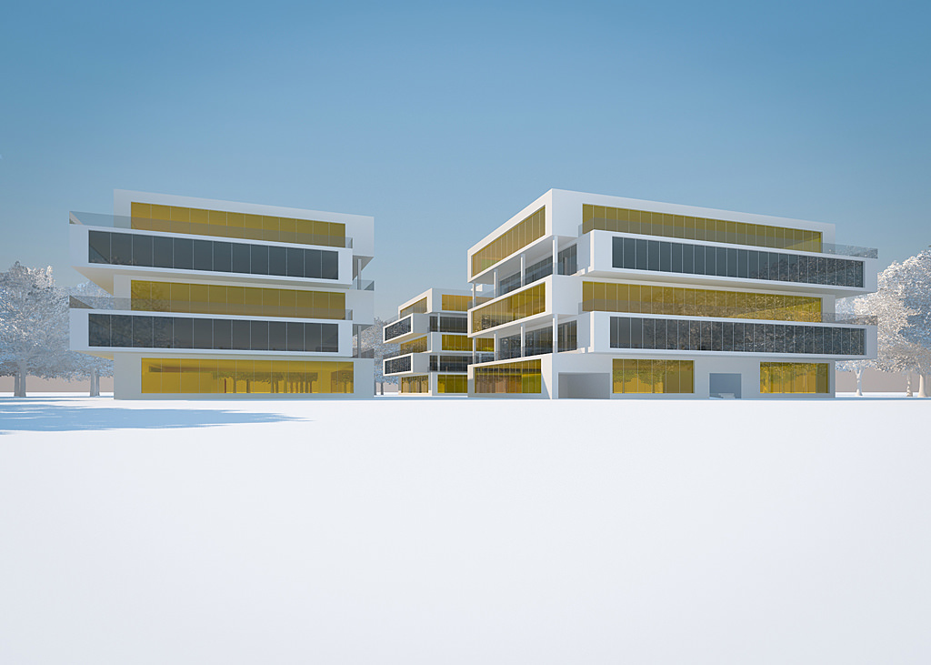 Architectural complex 3D model_3