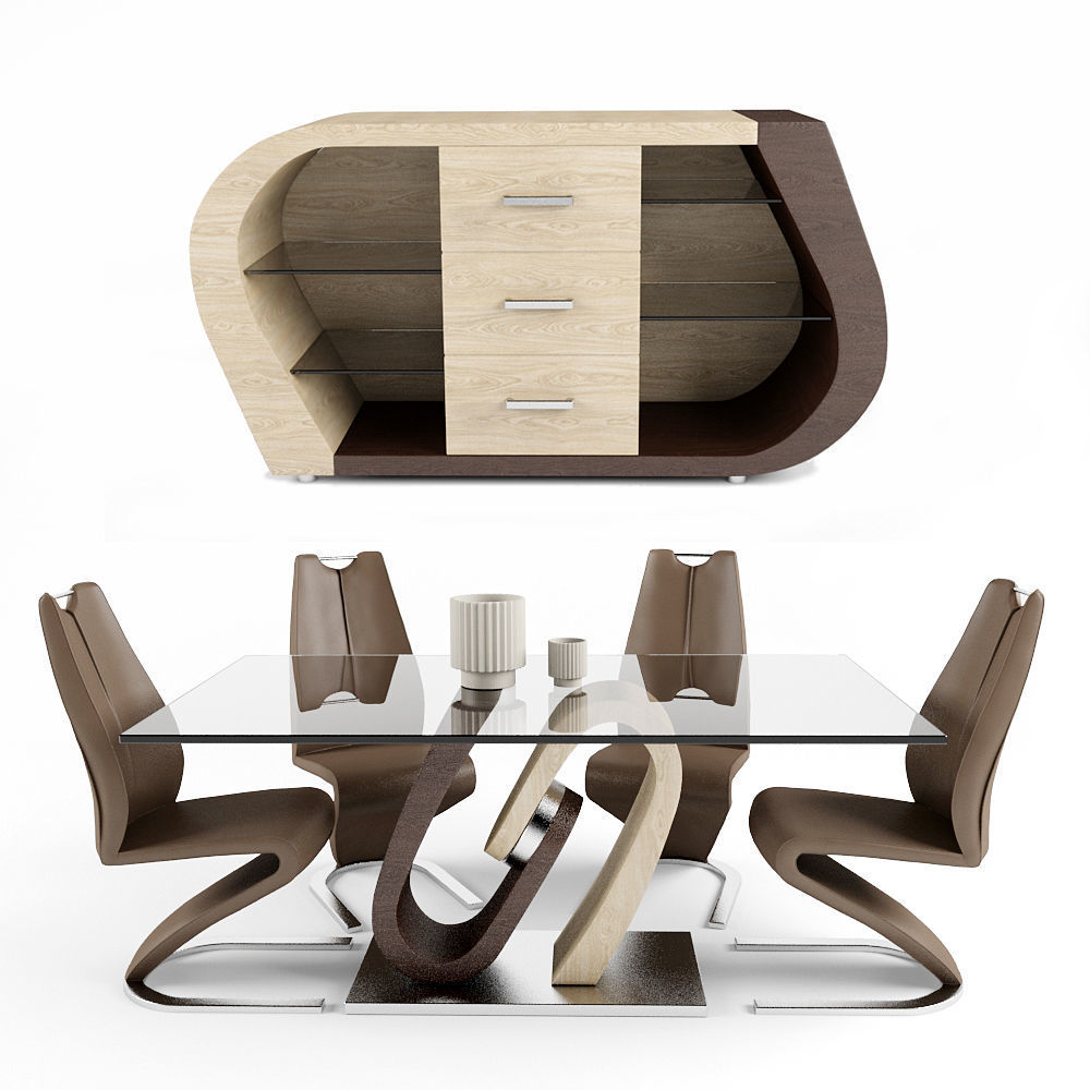 dining table new model render ready vray  3D model_12