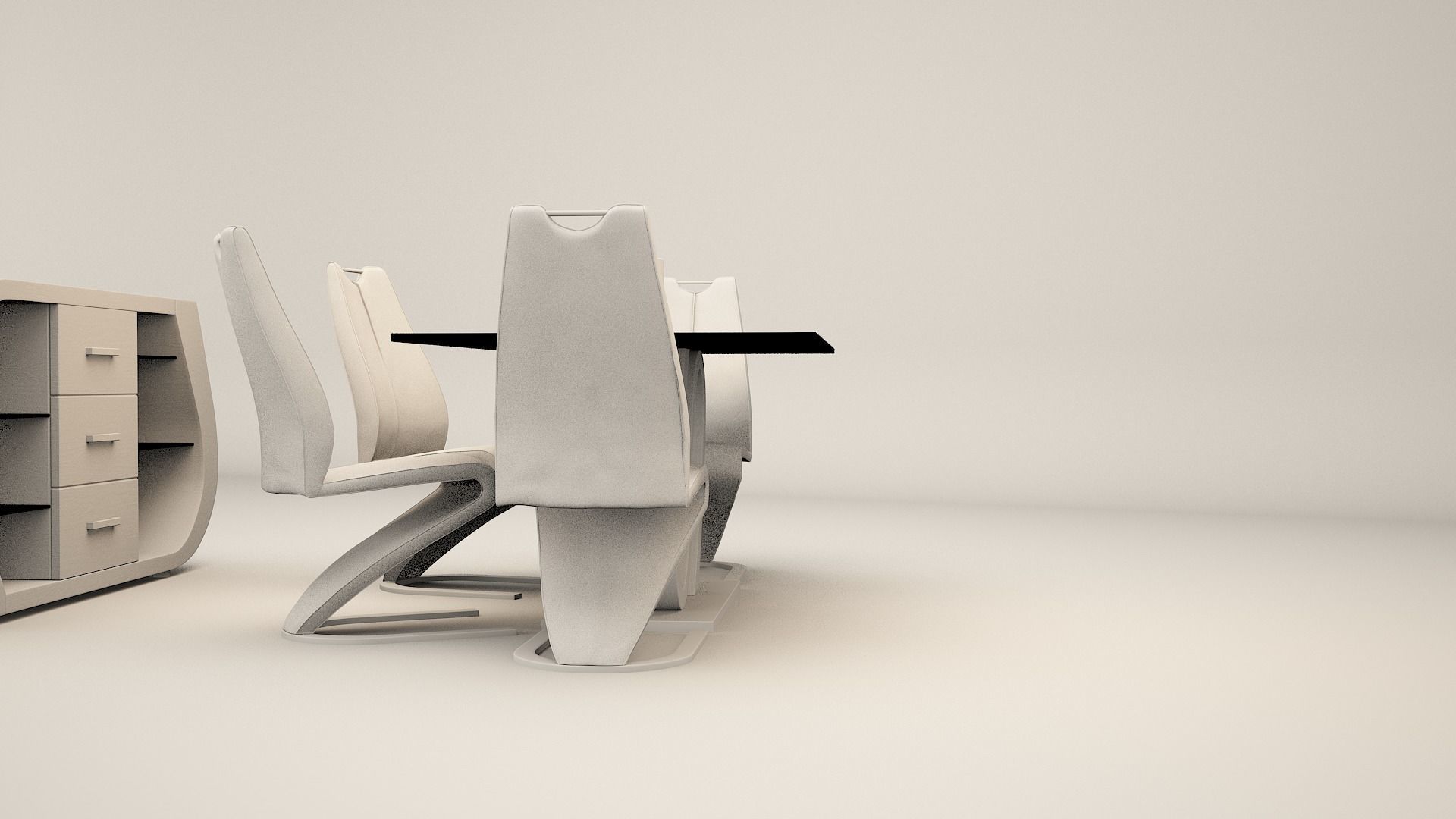 dining table new model render ready vray  3D model_7