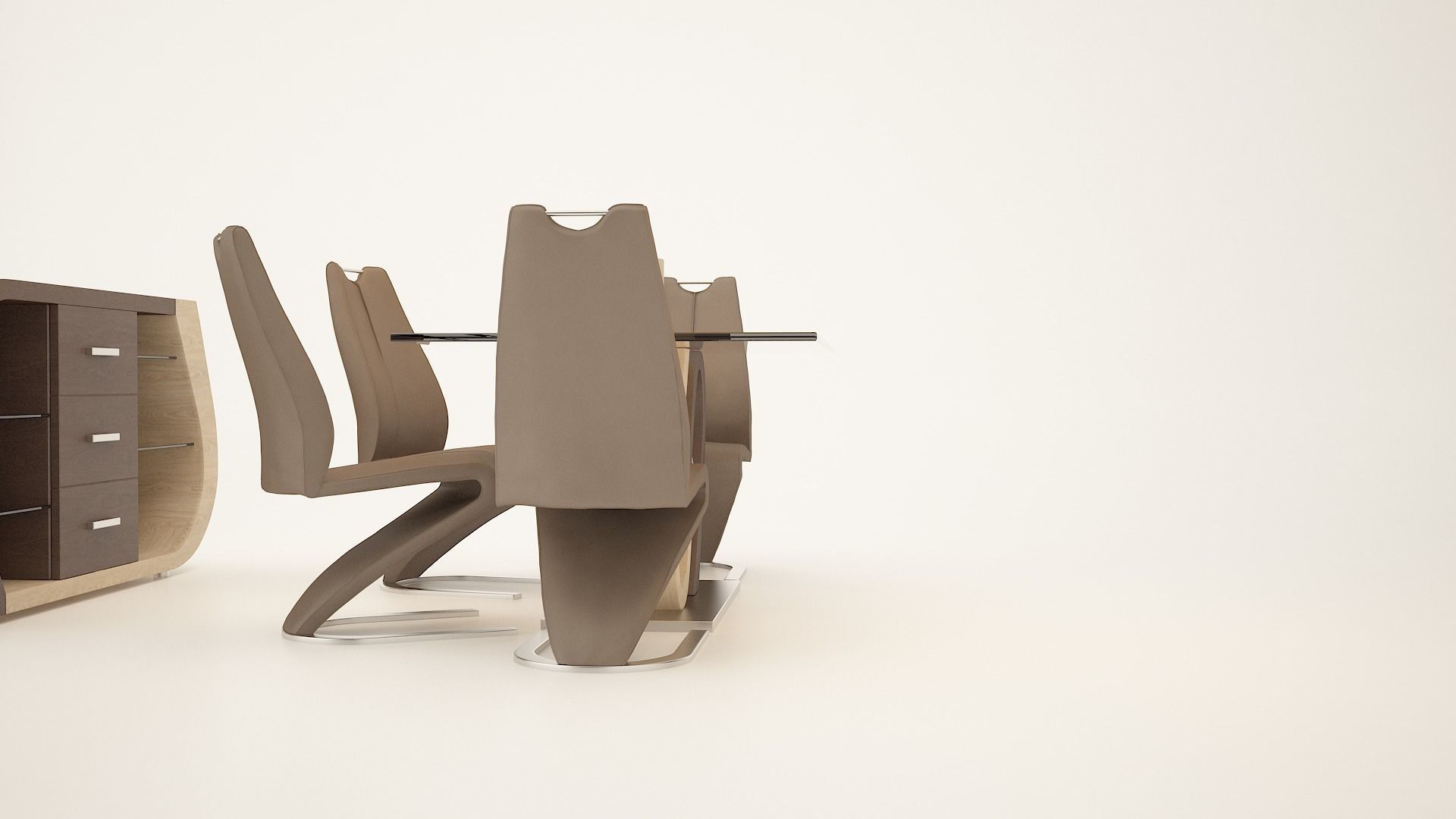 dining table new model render ready vray  3D model_6